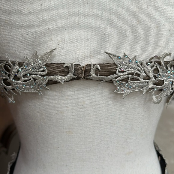 Stunning LaFemme Black & Silver Prom Dress - Picture 13 of 17